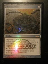 mtg magic mox de chrome mox FOIL GP promo DCI alternate grand prix ENGLISH