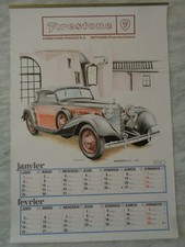 Ancien Calendrier pneu
