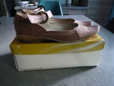 CHAUSSURES CASUAL FEMME MARRON -  DESSUS ET SEMELLE INTERIEUR CUIR - Pointure 40