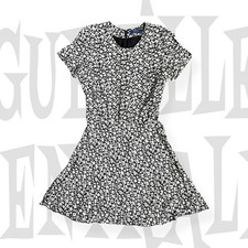 Ralph Lauren – Robe décontractée noir et blanche, taille 38