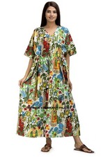 Robe Kaftan Longue Imprimée