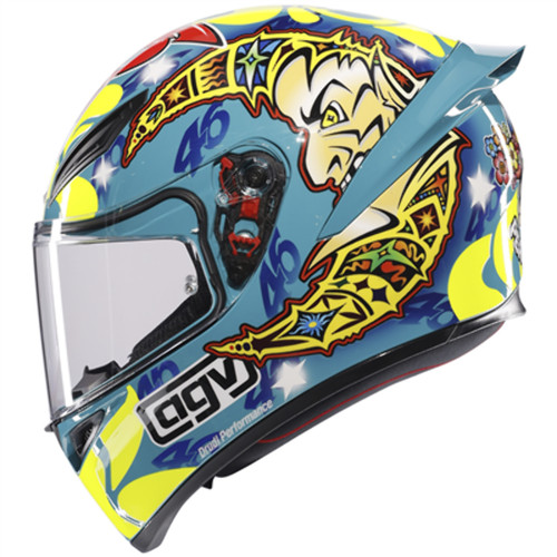 Casque moto agv rossi - moto,