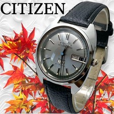 Coussin automatique homme Citizen Seven Star DX7 argent W35 mm fabriqué au Ja...