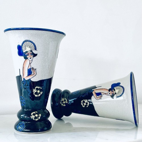 Superbe paire vases - superbe, en