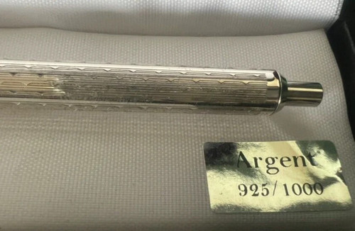 Stylo billes argent massif - billes,