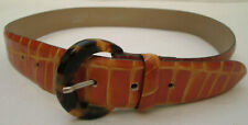 - AUTHENTIQUE  ceinture ABACO cuir  TBEG  vintage  T75