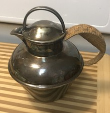 VINTAGE SILVER COPPER TEA POT