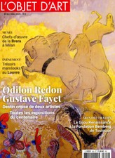  L'OBJET D'ART 622 ODILON REDON . GUSTAVE FAYET DESTIN CROISE DE DEUX ARTISTES
