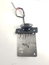 Support de plaque inox / éclairage / Feu SUZUKI KAWASAKI YAMAHA HONDA adaptable