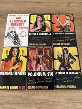 LOT DE 6 LIVRES  SAS de GERARD