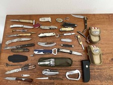 LOT DIVERS COUTEAUX HS CASSÉS VRAC PIECES DETACHEES USAGÉES POUR PIECES