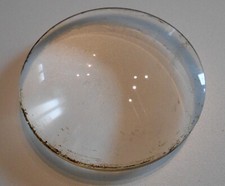 ANCIEN VERRE LOUPE TABLEAU DE BORD AVION