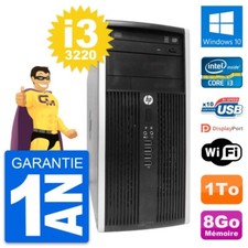 PC Tour HP Compaq Pro 6300 CMT Intel i3-3220 RAM 8Go Disque 1To Windows 10 Wifi