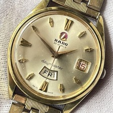 RADO Daymaster 30 Jewels Homme Automatique Rond Or W35mm Années 60 Analogique