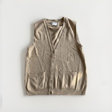 Rare gilet Jean Patou cachemire S cardigan Made In Scotland 1980 Pour BARRIE TBE