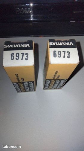 6973 tube sylvania - 6973, années