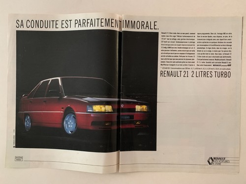 Publicite 1992 renault 21 2 - 1992,