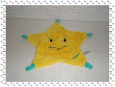 ♥ - Doudou Plat Etoile Jaune