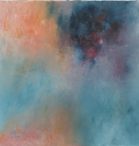 Huile sur - ,