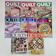 Lot of 8 Vtg 1990s QUILT &