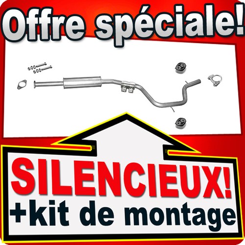 Silencieux intermédiaire pour - silencieux,