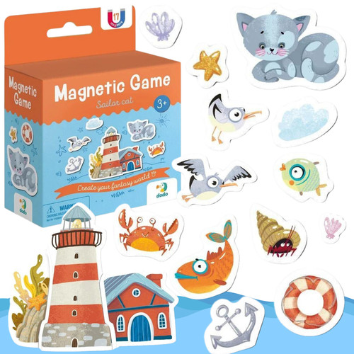 Jeu magnétique chat sairan - jeu,