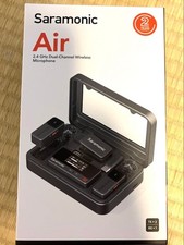 Microphone sans fil Lavalier Saramonic Air-01 double micro 48 kHz 24 bits d'o...