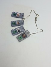 Star Wars 4 pièces plastique dur Dark Maul Naberrie chien étiquette chaîne de cou par Hasbro 1999