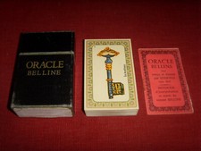 DEUXIÈME ÉDITION originale du jeu de cartes ORACLE BELLINE ancien EO GRIMAUD