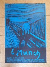 Edvard MUNCH affiche originale