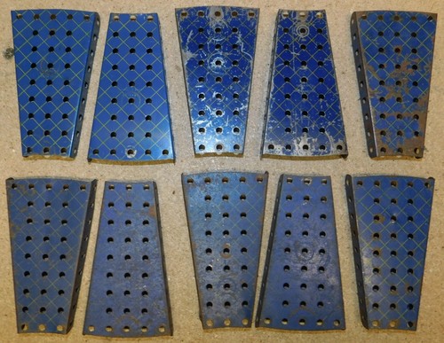 Plaques secteur rebords - 10,