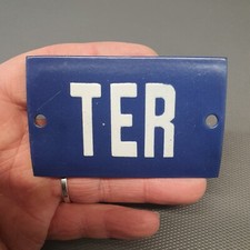 ancienne plaque émaillée de