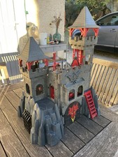 Château chevaliers dragon rouge Playmobil 3269 incomplet