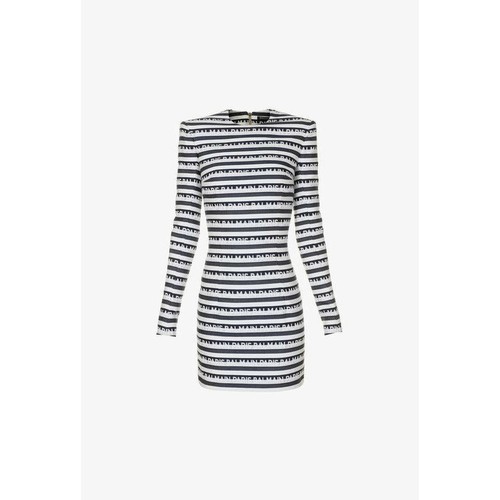 Balmain robe courte rayée - balmain,