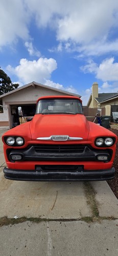 1958 chevy pizza truck - truck, in