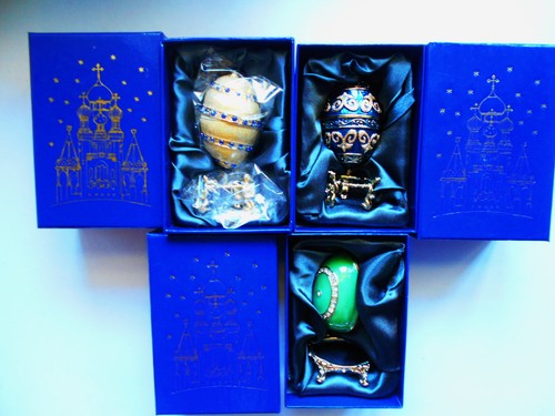 Lot oeufs faberge - 3,