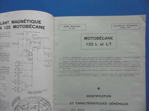 Motobecane 125 honda - 125, l/