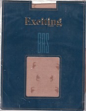 Bas nylon Exciting AIX coloris Polka. Taille 1. Flower dots stockings.