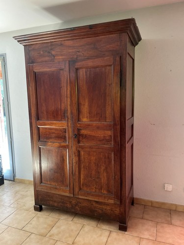 Armoire noyer louis - armoire,