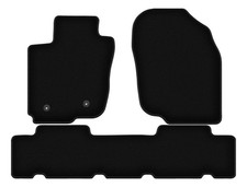 Tapis de sol en velours noir