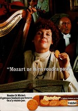 Publicite de presse 1979 Biscuits ST MICHEL Rondor Gâteaux Fondants pur beurre