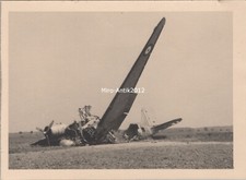 Photo, ww2, avion anglais à Maubeuge, France, 1940 (N)50612