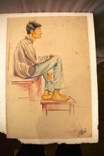 Vintage Peinture Croquis