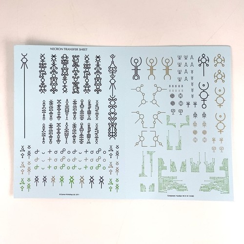 Necron transfer sheet - transfer,