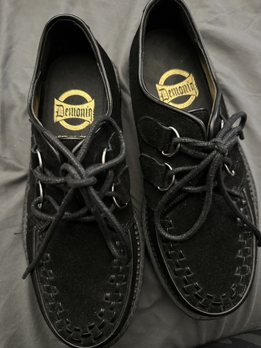 Demonia creeper 802 black - creeper-802,