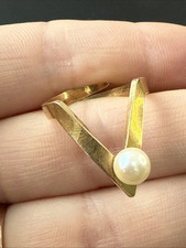 Ancienne Bague Plaquer Or 18k