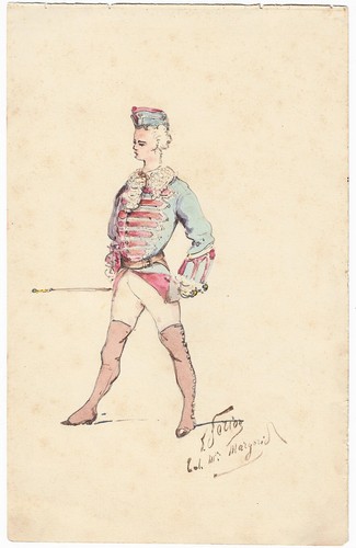Dessin aquarelle 19e siècle