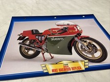 Ducati 900 MHR 1980 Mike Hailwood Replica fiche carte moto passion Atlas