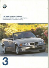 BMW E36 - SERIE 3 CABRIOLET - 1997 / ENGLISH / catalogue brochure sale dealer