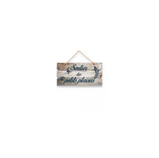 Plaque bois sentier des petits